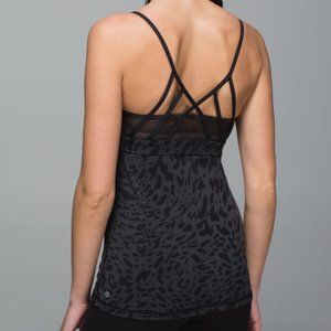 Lululemon JUST BREATHE Animal Strappy Tank Top